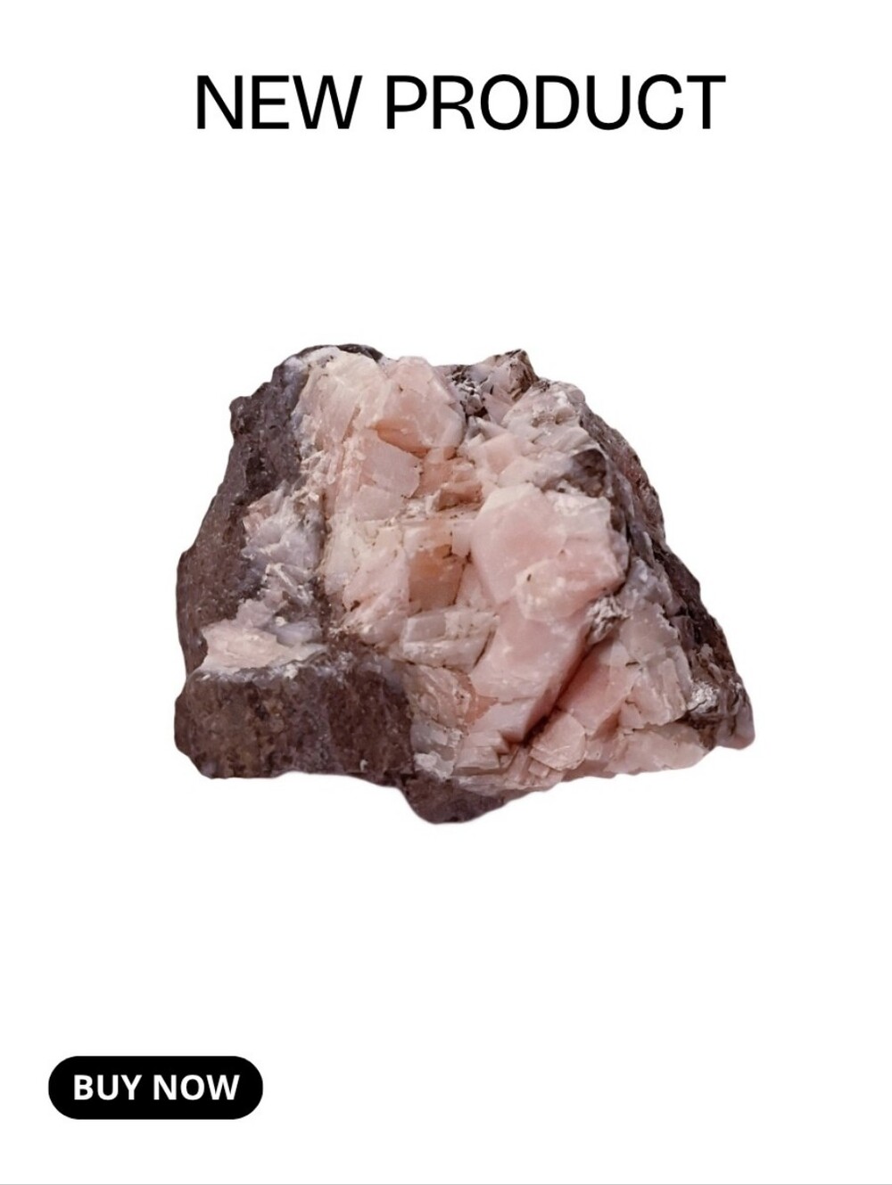 NEW Raw Baby Pink Calcite Mini Stone